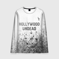 Лонгслив мужской Hollywood Undead - white gradient посередине, цвет: 3D-принт