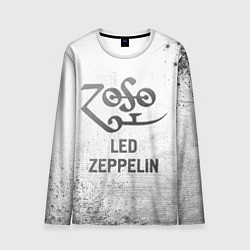 Лонгслив мужской Led Zeppelin - white gradient, цвет: 3D-принт