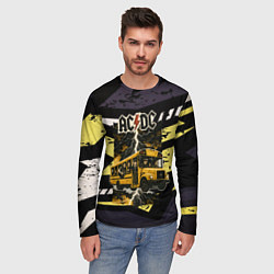 Лонгслив мужской ACDC в автобусе, цвет: 3D-принт — фото 2