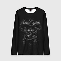 Лонгслив мужской Gorilla face in the dark, цвет: 3D-принт