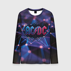 Лонгслив мужской ACDC лого в градиенте, цвет: 3D-принт