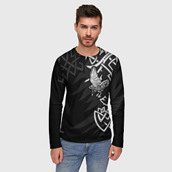 Лонгслив мужской Верные спутники Одина, цвет: 3D-принт — фото 2