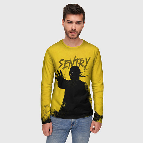 Мужской лонгслив Часовой - Громовержцы / 3D-принт – фото 3