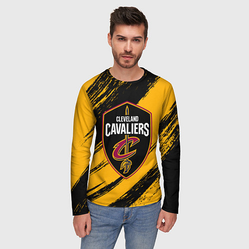 Мужской лонгслив Cleveland Cavaliers NBA / 3D-принт – фото 3