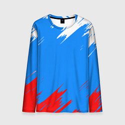 Мужской лонгслив Патриот Россия - флаг