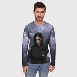 Лонгслив мужской Bones в образе психа, цвет: 3D-принт — фото 2