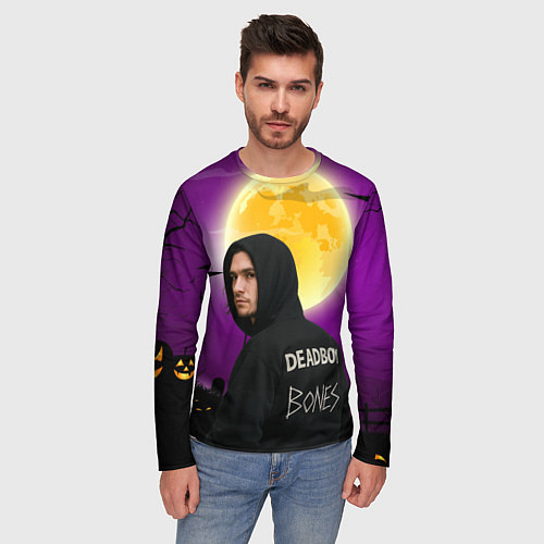Мужской лонгслив Deadboy Bones / 3D-принт – фото 3
