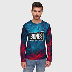 Лонгслив мужской Логотип Bones, цвет: 3D-принт — фото 2