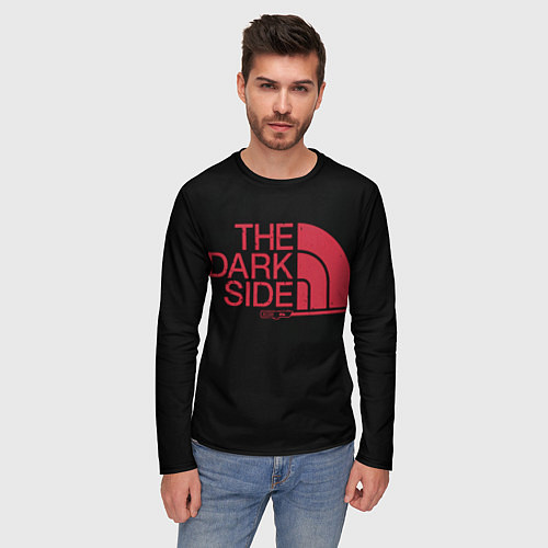 Мужской лонгслив The darkside / 3D-принт – фото 3