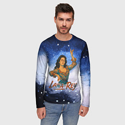 Лонгслив мужской Lana Del Rey танцует, цвет: 3D-принт — фото 2