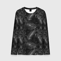 Мужской лонгслив Palm black and white