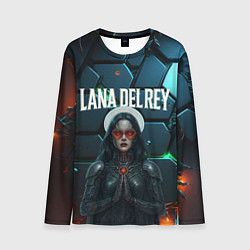 Лонгслив мужской Lana Del Rey в стиле киберпанка, цвет: 3D-принт