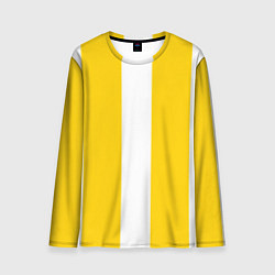 Мужской лонгслив Color yellow white line