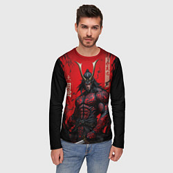 Лонгслив мужской Oni воин самурай, цвет: 3D-принт — фото 2