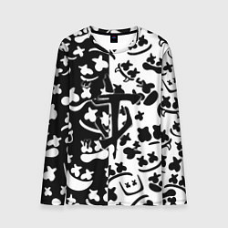 Мужской лонгслив Doom x Marshmello pattern