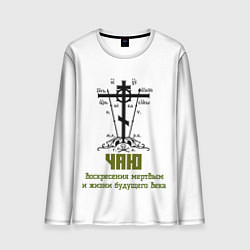 Лонгслив мужской Чаю воскресения мертвым хаки арт, цвет: 3D-принт