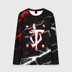 Мужской лонгслив Doom шторм текстура