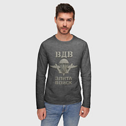 Лонгслив мужской ВДВ - элита войск, цвет: 3D-принт — фото 2