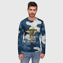 Лонгслив мужской ВДВ - элита войск, цвет: 3D-принт — фото 2
