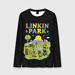 Лонгслив мужской Linkin Park, мультяшный стиль, цвет: 3D-принт
