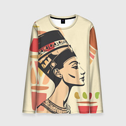 Лонгслив мужской Нефертити, цвет: 3D-принт