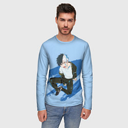 Лонгслив мужской Харука Сакура - Ветролом, цвет: 3D-принт — фото 2