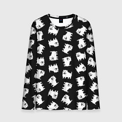 Лонгслив мужской Annoying dog pattern - Undertale, цвет: 3D-принт