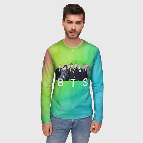 Мужской лонгслив BTS kpop / 3D-принт – фото 3