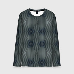 Лонгслив мужской Треугольное сияние, цвет: 3D-принт