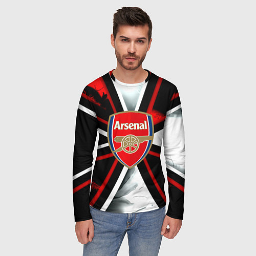 Мужской лонгслив Arsenal umbrella corp / 3D-принт – фото 3