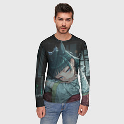 Лонгслив мужской Маомао с кошачьими ушками, цвет: 3D-принт — фото 2