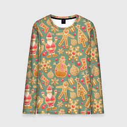 Мужской лонгслив Имбирные пряники