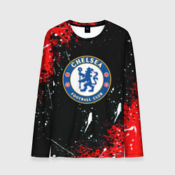Лонгслив мужской Chelsea брызги красок текстура, цвет: 3D-принт
