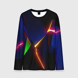 Мужской лонгслив Neon colored geometric