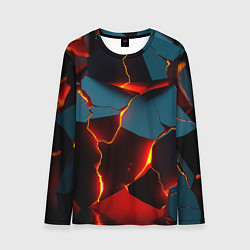 Мужской лонгслив Orange glow