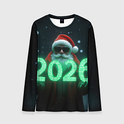 Лонгслив мужской Кибер дед, цвет: 3D-принт