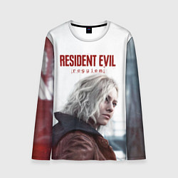 Лонгслив мужской Грейс Эшкрофт Resident evil requiem, цвет: 3D-принт