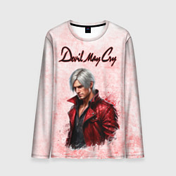 Лонгслив мужской Данте - дьявол может плакать, цвет: 3D-принт