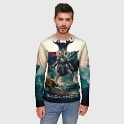 Лонгслив мужской Персонажи из Хищник планета смерти, цвет: 3D-принт — фото 2