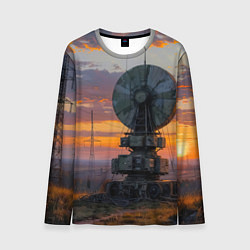 Лонгслив мужской Радиоэфир на закате, цвет: 3D-принт