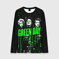 Лонгслив мужской Green Day: Acid Colour, цвет: 3D-принт