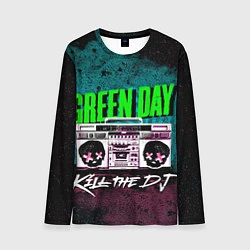 Лонгслив мужской Green Day: Kill the DJ, цвет: 3D-принт