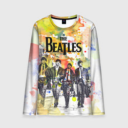 Мужской лонгслив The Beatles: Colour Spray