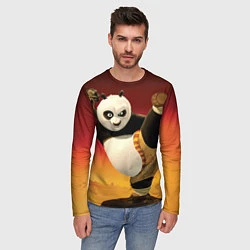 Лонгслив мужской Кунг фу панда, цвет: 3D-принт — фото 2
