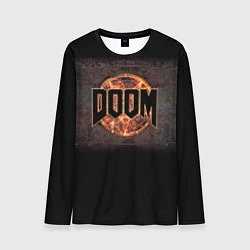 Мужской лонгслив DOOM Fire