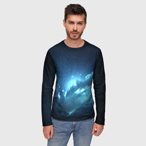 Мужской лонгслив Atlantis Nebula / 3D-принт – фото 3