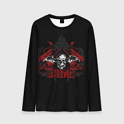 Лонгслив мужской Avenged Sevenfold: Fly Skull, цвет: 3D-принт