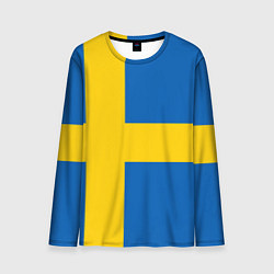 Лонгслив мужской Швеция, цвет: 3D-принт