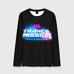 Лонгслив мужской Trancemission: Trance we love, цвет: 3D-принт