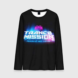 Лонгслив мужской Trancemission: Trance we love, цвет: 3D-принт